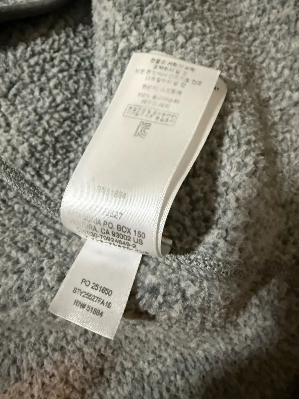 Patagonia Mens Better Sweater full Zip Jacket - Gray - XL